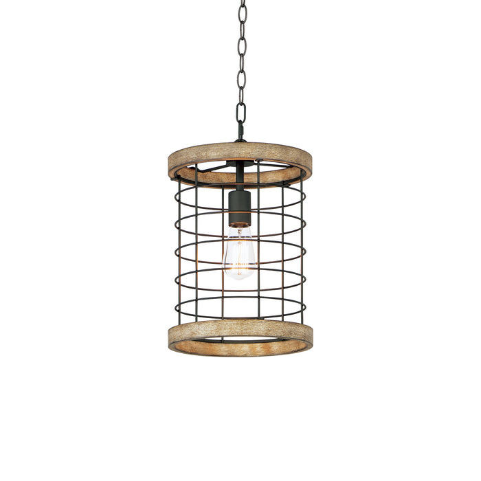 Maxim 12519DWBK Homestead One Light Pendant, Driftwood / Black Main Image.jpg