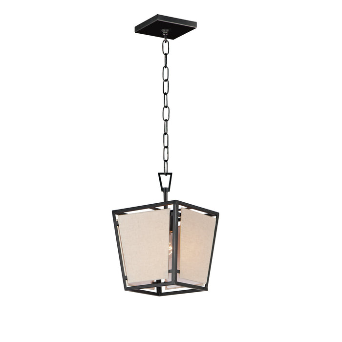 Maxim 20261CVBK Montauk One Light Pendant, Black Main Image.jpg