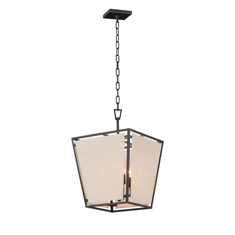 Maxim 20264CVBK Montauk Four Light Pendant, Black Main Image.jpg