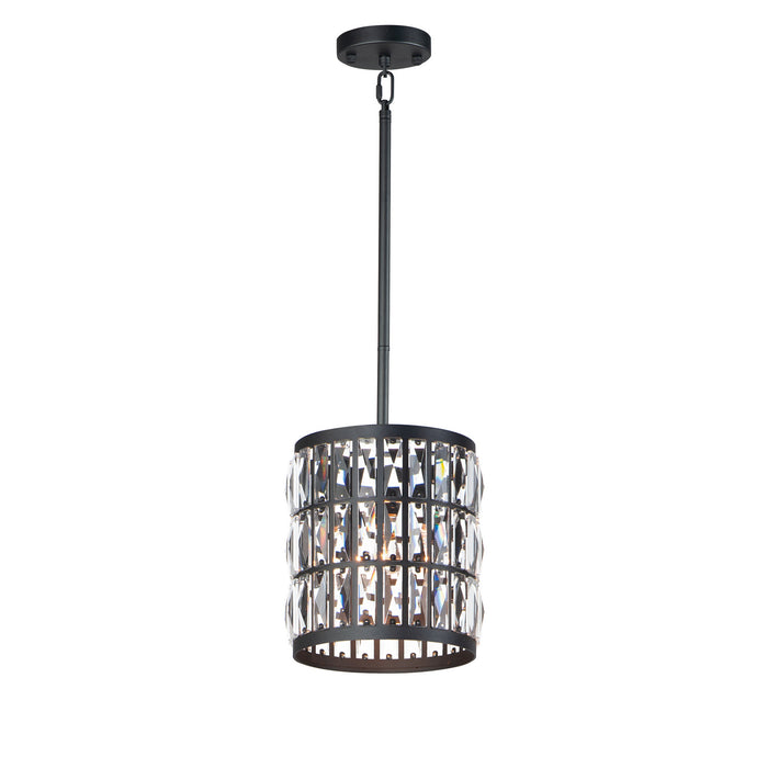 Maxim 21819BCBK Madeline One Light Mini Pendant, Black Main Image.jpg
