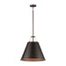 Maxim 25162OIAB Trestle One Light Pendant, Oil Rubbed Bronze / Antique Brass Main Image.jpg