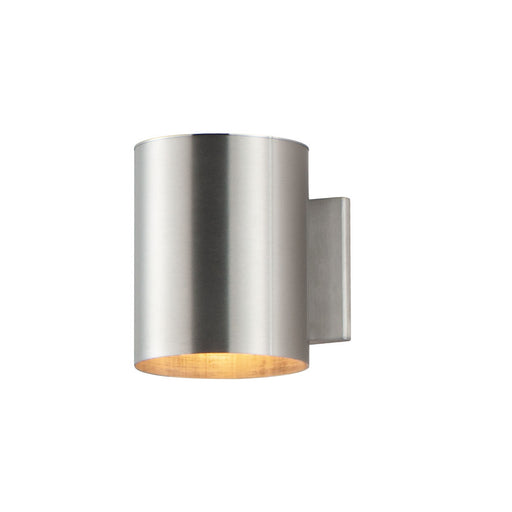 Maxim 26106AL Outpost One Light Outdoor Wall Lantern, Brushed Aluminum Main Image.jpg