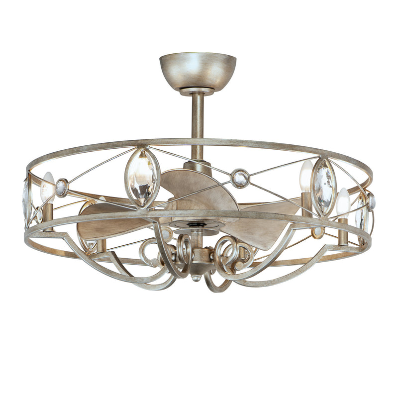 Maxim 61013SM Solitaire LED Fandelight, Silver Mist Main Image.jpg