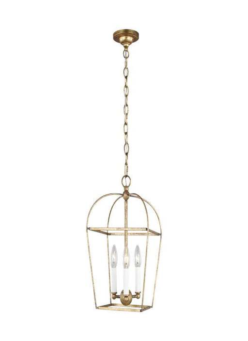 Visual Comfort Studio CC1423ADB Stonington Three Light Mini Lantern, Antique Gild Main Image.jpg