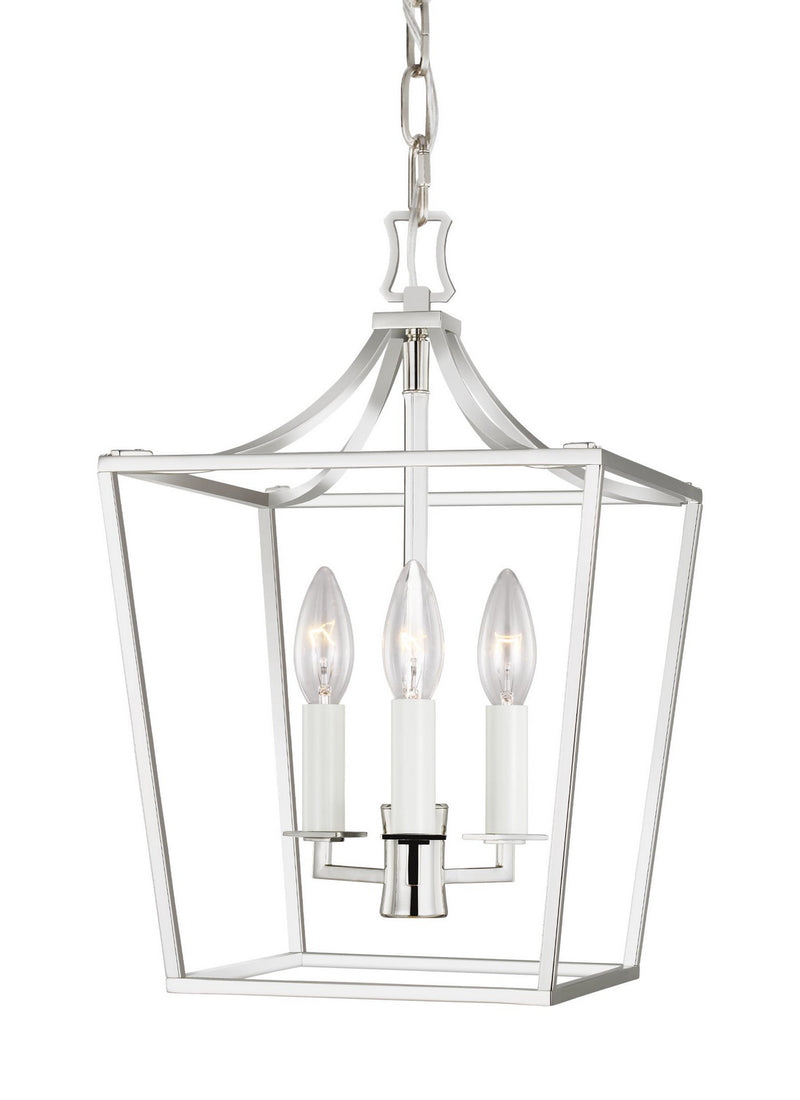 Visual Comfort Studio CC1433PN Southold Three Light Mini Lantern, Polished Nickel Main Image.jpg