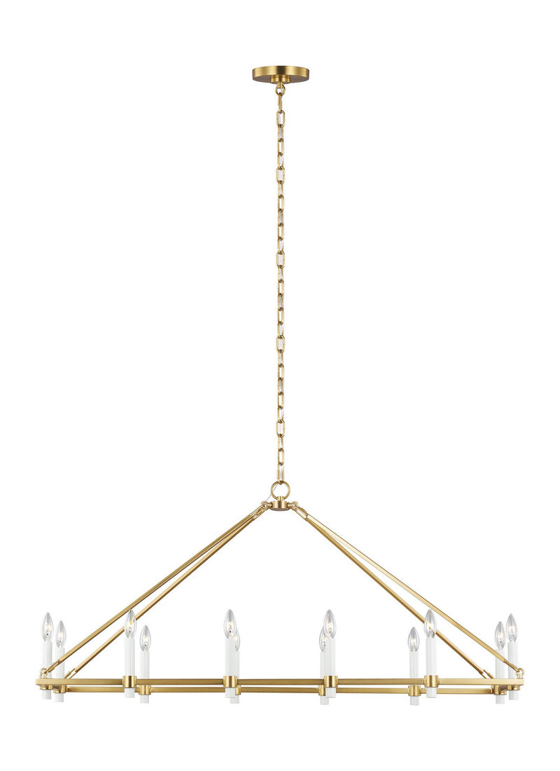 Visual Comfort Studio CC14612BBS Marston 12 Light Linear Chandelier, Burnished Brass Main Image.jpg