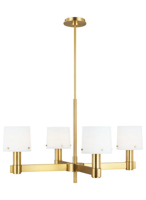 Visual Comfort Studio TC1134BBS Palma Four Light Chandelier, Burnished Brass Main Image.jpg