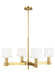 Visual Comfort Studio TC1134BBS Palma Four Light Chandelier, Burnished Brass Main Image.jpg