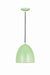 Z-Lite 6012P9-MIN Z Studio Dome Pendant One Light Pendant, Mint Main Image.jpg