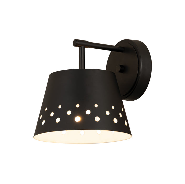 Z-Lite 6014-1S-MB Katie One Light Wall Sconce, Matte Black Main Image.jpg