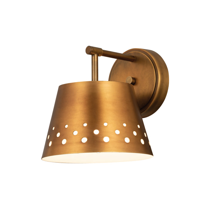 Z-Lite 6014-1S-RB Katie One Light Wall Sconce, Rubbed Brass Main Image.jpg