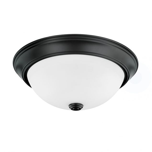 Capital Lighting 214722MB Bates Two Light Flush Mount, Matte Black Main Image.jpg