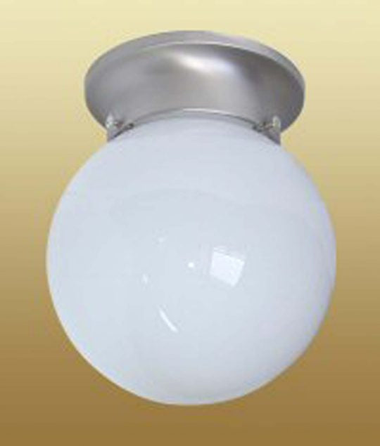 Capital Lighting 5569MN Globe One Light Flush Mount, Matte Nickel Main Image.jpg