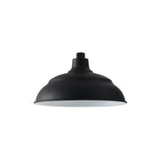 Capital Lighting 936315BK RLM One Light Outdoor Shade, Black Main Image.jpg