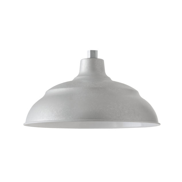 Capital Lighting 936316GV RLM One Light Outdoor Shade, Galvanized Main Image.jpg