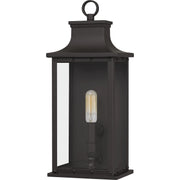 Quoizel ABY8407OZ Abernathy One Light Outdoor Wall Mount, Old Bronze Main Image.jpg
