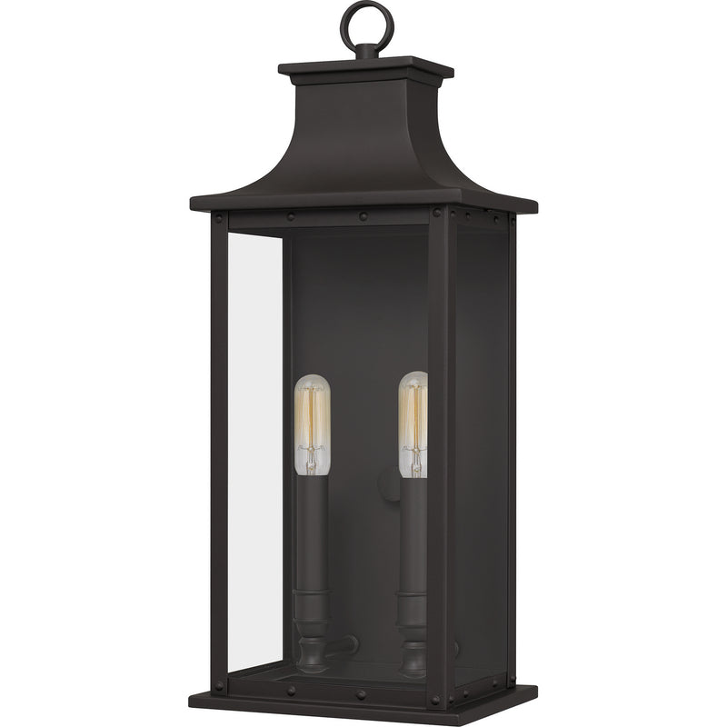 Quoizel ABY8408OZ Abernathy One Light Outdoor Wall Mount, Old Bronze Main Image.jpg