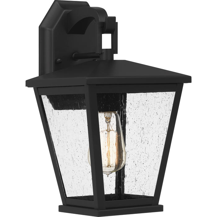 Quoizel JFY8408MBK Joffrey One Light Outdoor Wall Mount, Matte Black Main Image.jpg