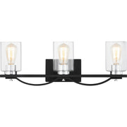 Quoizel SLE8624MBK Salem Three Light Bath, Matte Black Main Image.jpg