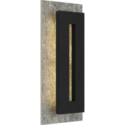 Quoizel TTE8308EK Tate LED Outdoor Wall Mount, Earth Black Main Image.jpg