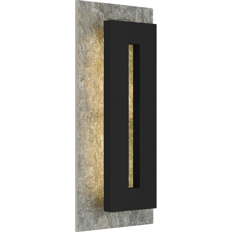 Quoizel TTE8308EK Tate LED Outdoor Wall Mount, Earth Black Main Image.jpg