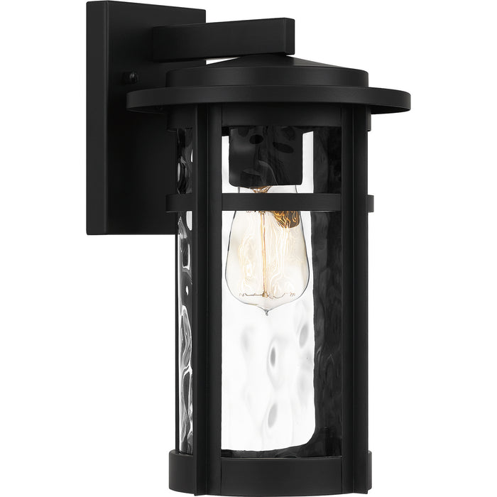 Quoizel UMA8408MBK Uma One Light Outdoor Wall Mount, Matte Black Main Image.jpg