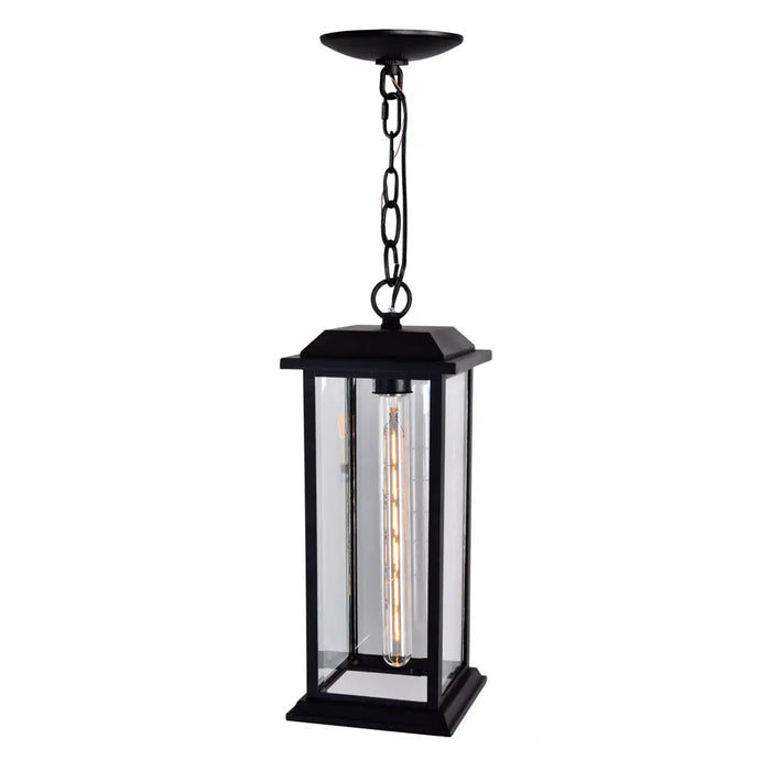 CWI Lighting 0409P6-1-101 Blackbridge One Light Outdoor Pendant, Black Main Image.jpg