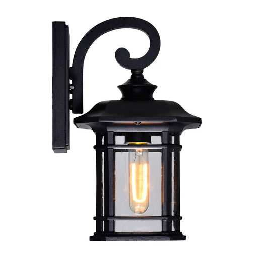 CWI Lighting 0411W8-1-101 Blackburn One Light Outdoor Wall Lantern Black.jpg