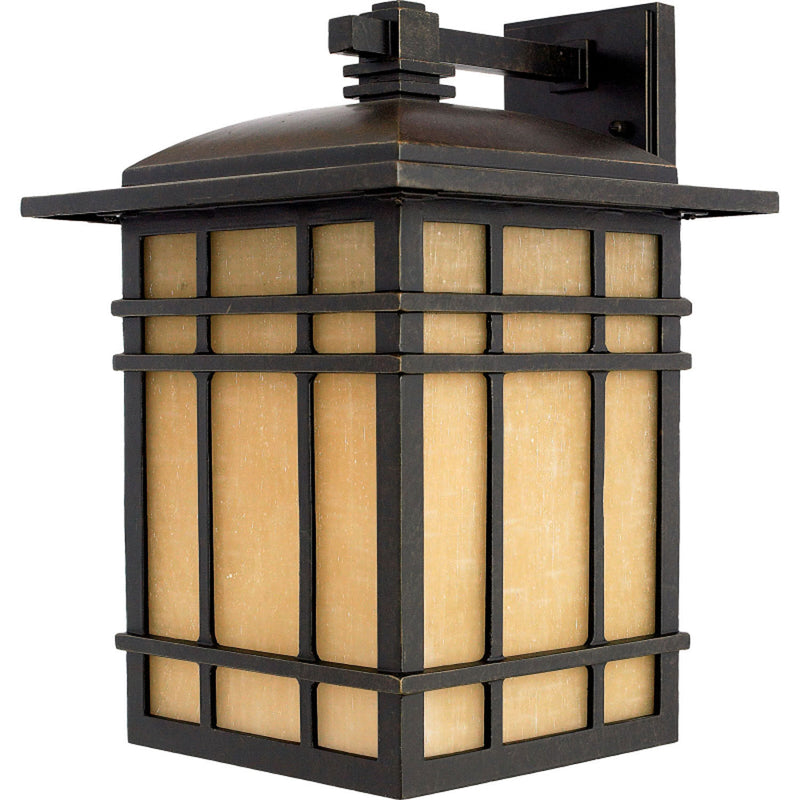 Quoizel HC8411IB Hillcrest One Light Outdoor Wall Lantern, Imperial Bronze Main Image.jpg