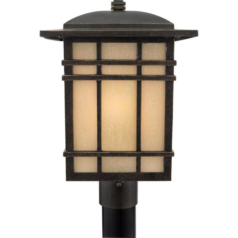 Quoizel HC9011IB Hillcrest One Light Outdoor Post Mount, Imperial Bronze Main Image.jpg