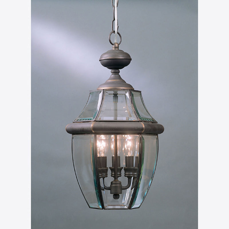 Quoizel NY1179Z Newbury Three Light Outdoor Hanging Lantern, Medici Bronze Main Image.jpg