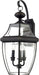 Quoizel NY8318Z Newbury Three Light Outdoor Wall Lantern, Medici Bronze Main Image.jpg