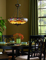 Quoizel TF1781VB Belle Fleur Four Light Pendant, Vintage Bronze Alternate Image.jpg