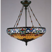 Quoizel TF1781VB Belle Fleur Four Light Pendant, Vintage Bronze Main Image.jpg