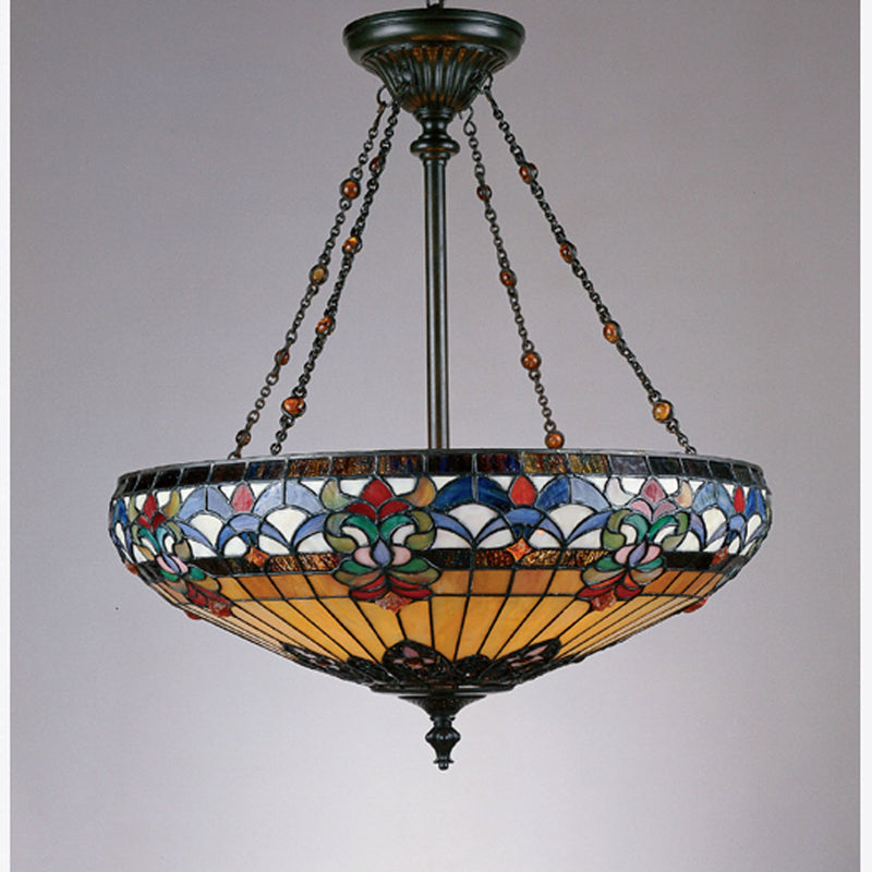 Quoizel TF1781VB Belle Fleur Four Light Pendant, Vintage Bronze Main Image.jpg