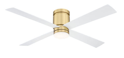 Fanimation FPS8553BS Kwartet 52" Ceiling Fan Brushed Satin Brass Main Image.jpg