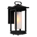 CWI Lighting 0412W7-1-101 Granville One Light Outdoor Wall Lantern, Black Main Image.jpg