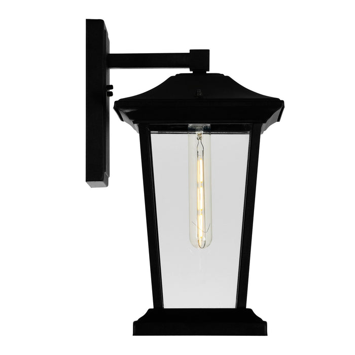 CWI Lighting 0413W8-1-101 Leawood One Light Outdoor Wall Lantern, Black Alternate Image 9.jpg