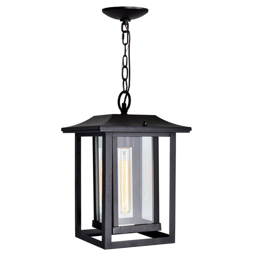 CWI Lighting 0414P10-1-101 Winfield One Light Outdoor Hanging Pendant Black.jpg