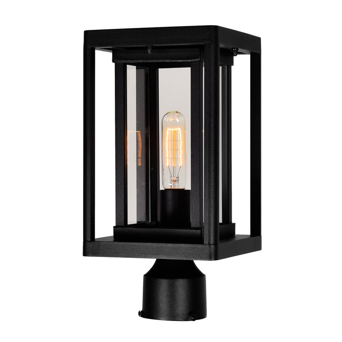 CWI Lighting 0415PT7-1-101 Mulvane One Light Outdoor Lantern Head Black.jpg