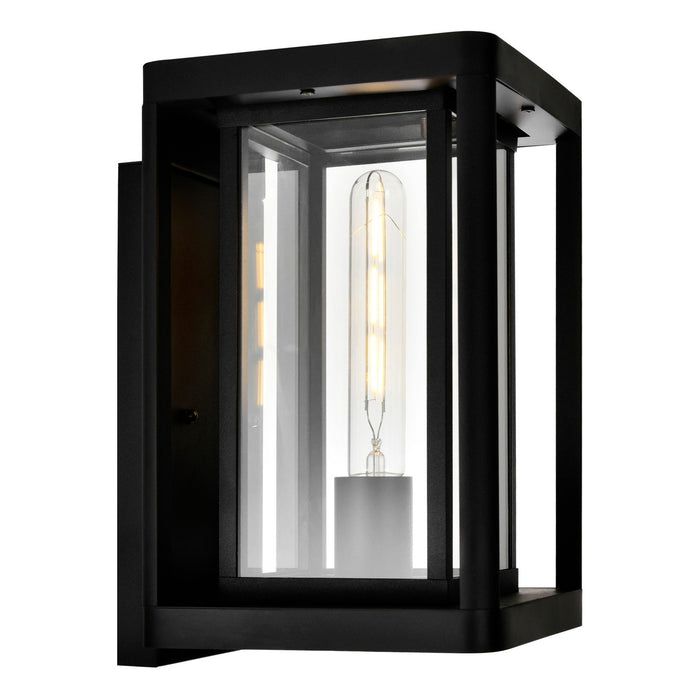 CWI Lighting 0415W7-1-101 Mulvane One Light Outdoor Wall Lantern, Black Alternate Image.jpg