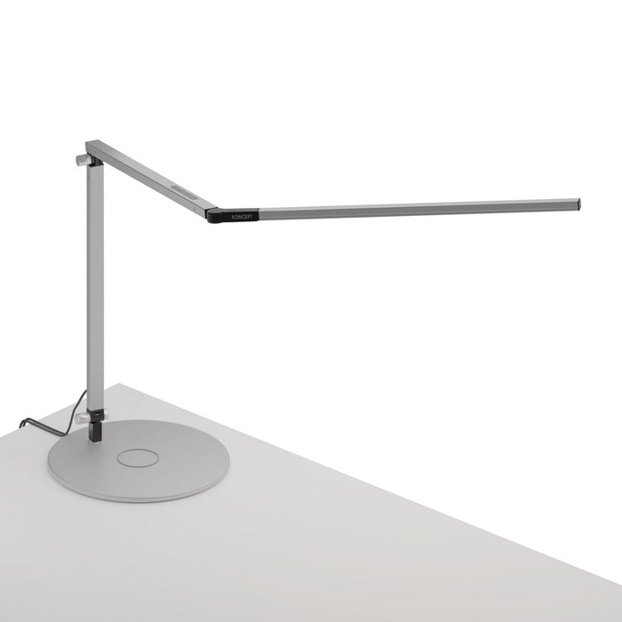 Koncept AR3000-CD-SIL-QCB Z-Bar LED Desk Lamp, Silver Main Image.jpg