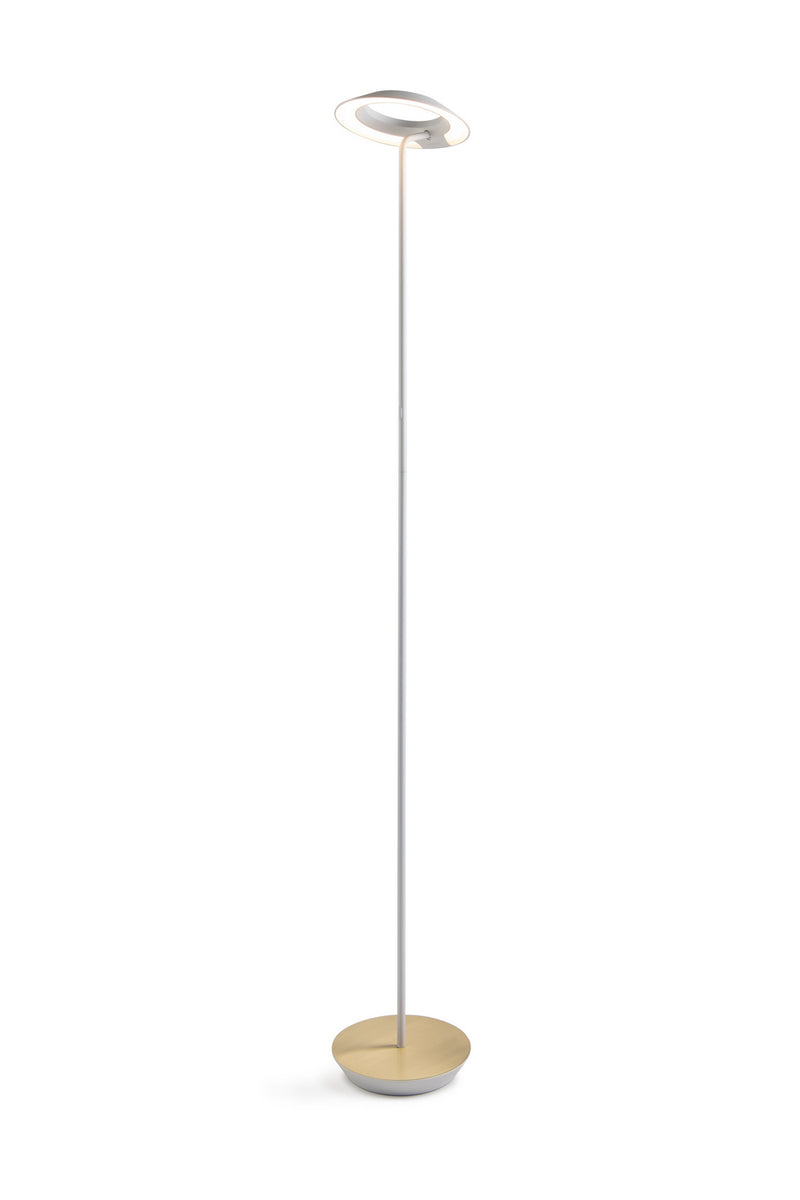 Koncept RYO-SW-MWT-BRS-FLR Royyo LED Floor Lamp, Matte White Body, Brass Main Image.jpg