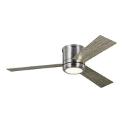 Generation Lighting 3CLMR56BSLGD-V1 Clarity 56"Ceiling Fan, Brushed Steel Main Image.jpg