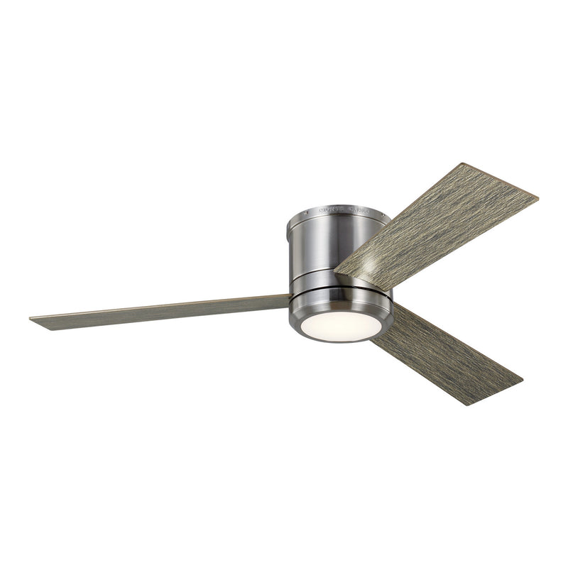 Generation Lighting 3CLMR56BSLGD-V1 Clarity 56"Ceiling Fan, Brushed Steel Main Image.jpg