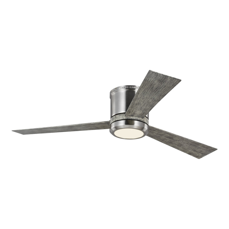 Generation Lighting 3CLYR52BSLGD-V1 Clarity 52"Ceiling Fan, Brushed Steel Main Image.jpg