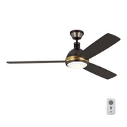 Visual Comfort Fan 3HCKR60BNZHABD Hicks 60 Ceiling Fan, Deep Bronze Alternate Image.jpg