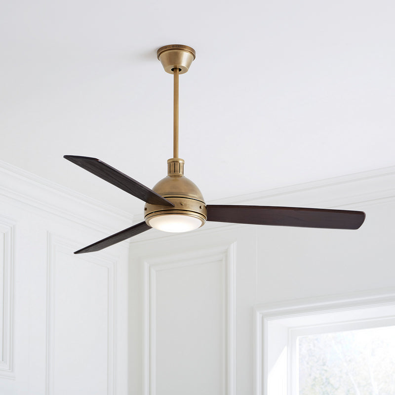 Visual Comfort Fan 3HCKR60HABD Hicks 60 Ceiling Fan, Hand Rubbed Antique Brass Alternate Image 2.jpg