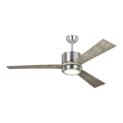 Generation Lighting 3VNR52BSLGD-V1 Vision 52"Ceiling Fan, Brushed Steel Main Image.jpg