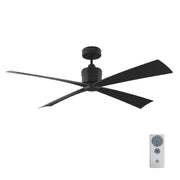 Visual Comfort Fan 4LNCR56MBK Launceton 56 Ceiling Fan, Midnight Black Alternate Image.jpg